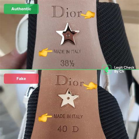 how to tell fake dior shoes|are dior heels genuine.